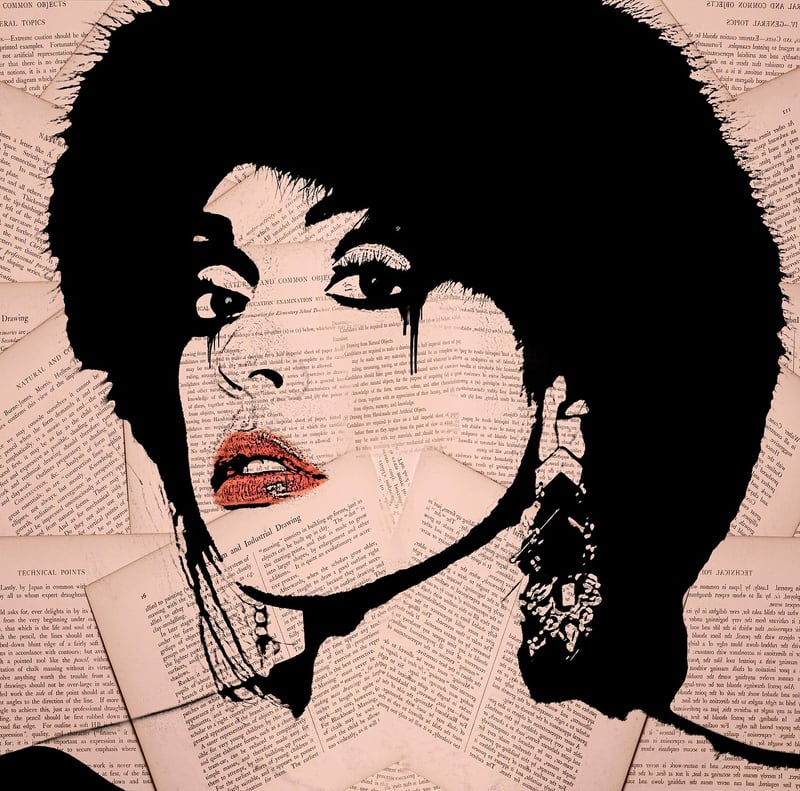 Newspaper collages